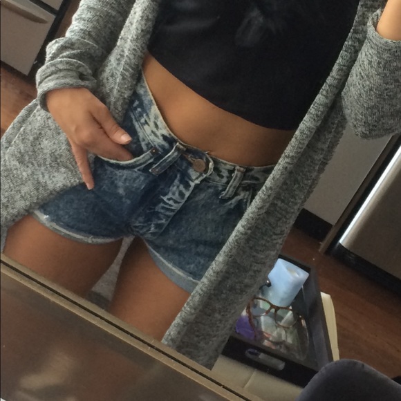 High waisted vintage jean shorts - Picture 5 of 5